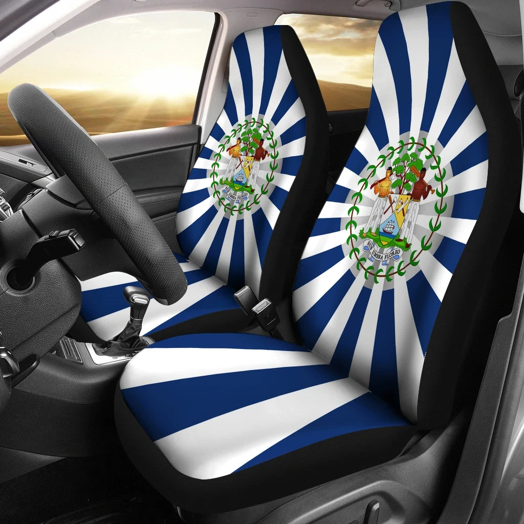 Belize Coat Of Arms Car Seat Covers