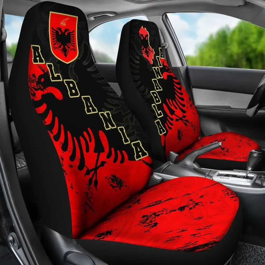 Albania Car Seat Covers Skyline