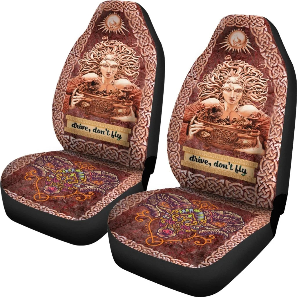 Celtic Ceridwen Car Seat Covers Goddess Of Rebirth & Inspiration Ceridwen