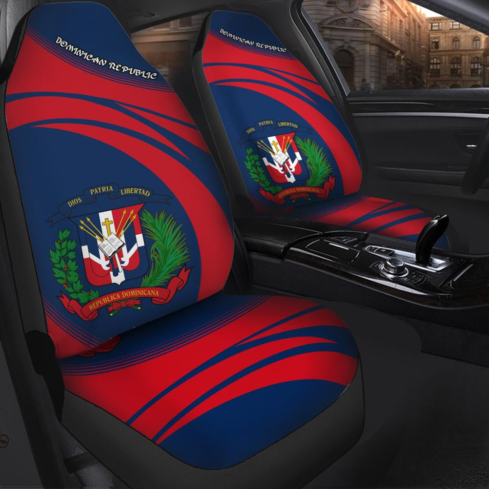 Dominican Republic Coat Of Arms Car Seat Cover Cricket W