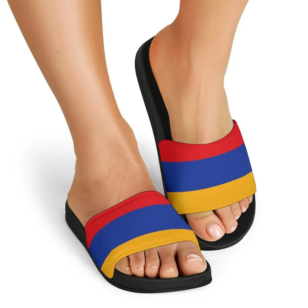 Armenia Slide Sandals Original Flag