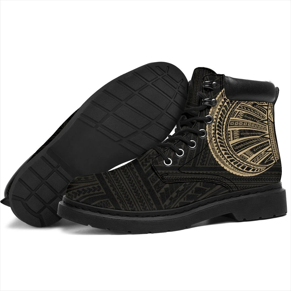 Tribal Polynesian Tattoo All Season Boots