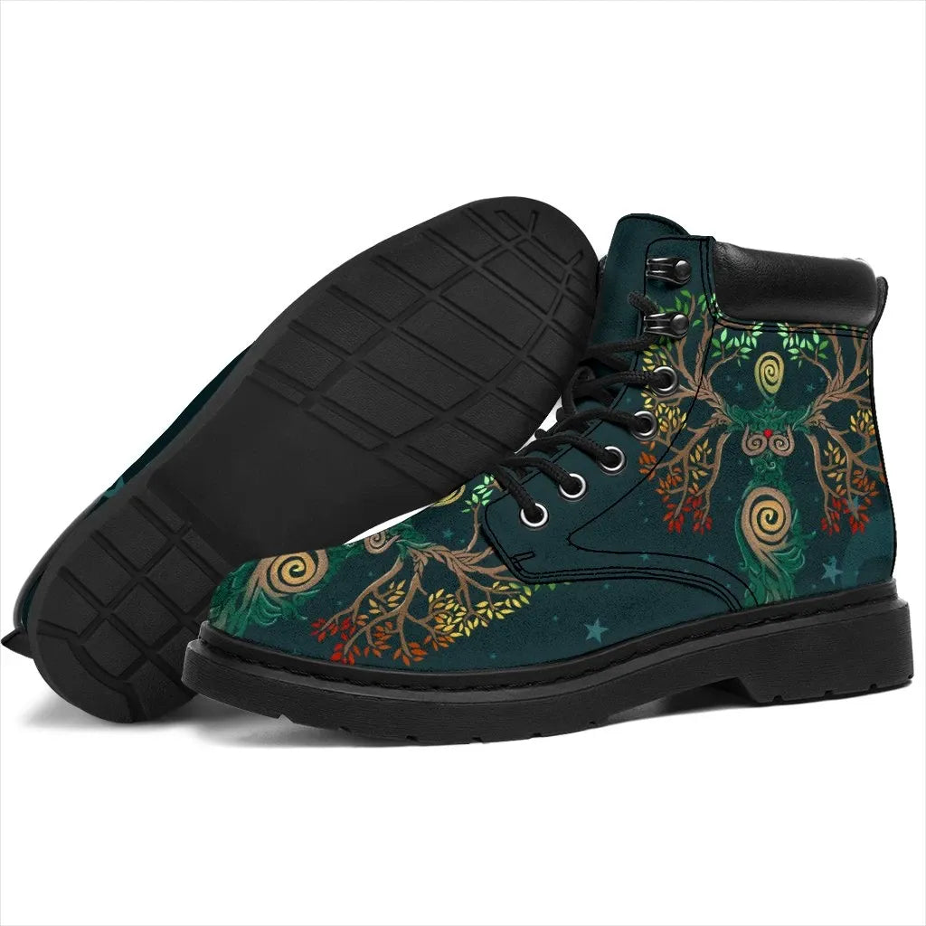 Celtic Tree of Life All Season Boots The Soul of Celts