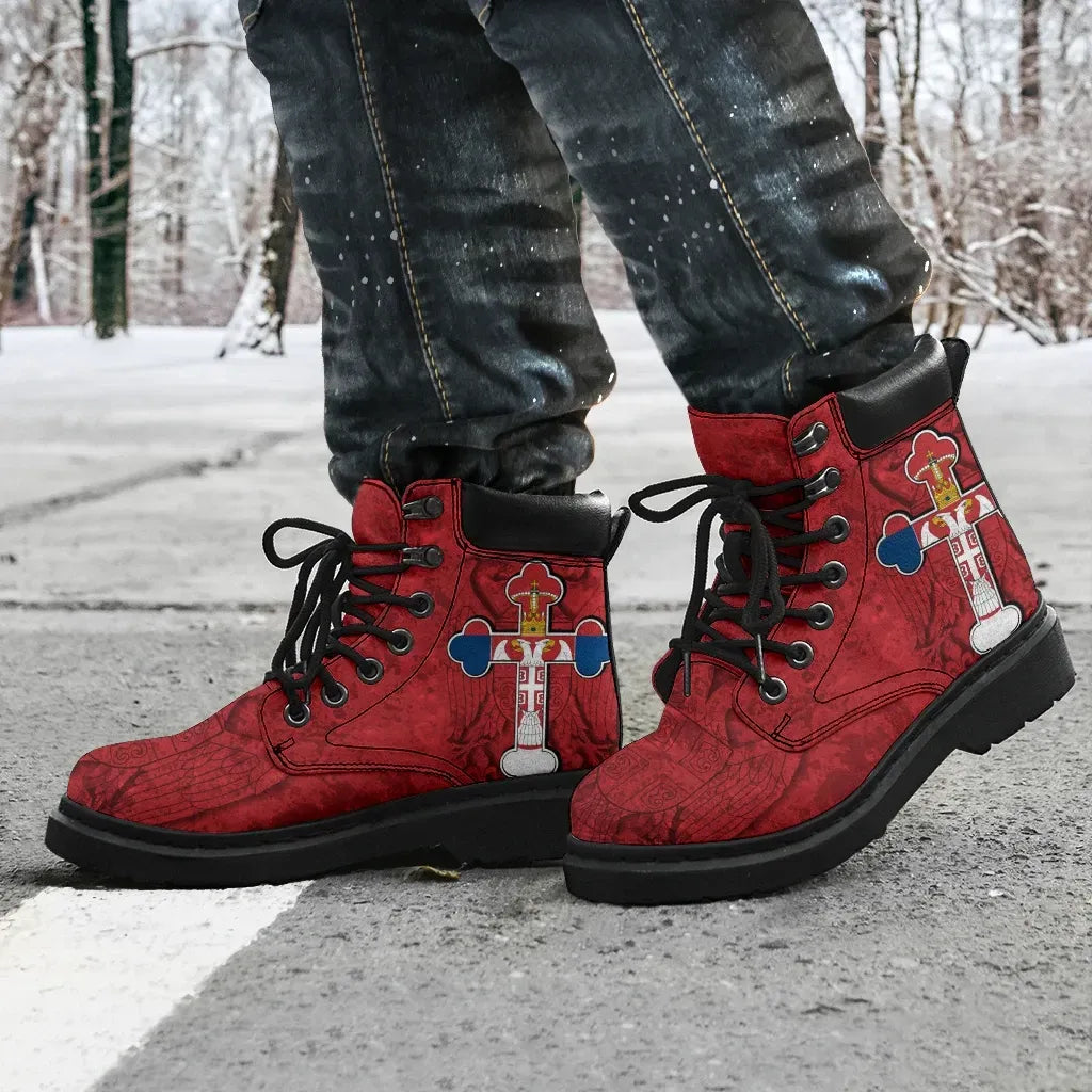 Serbian Cross All Season Boots Eagle