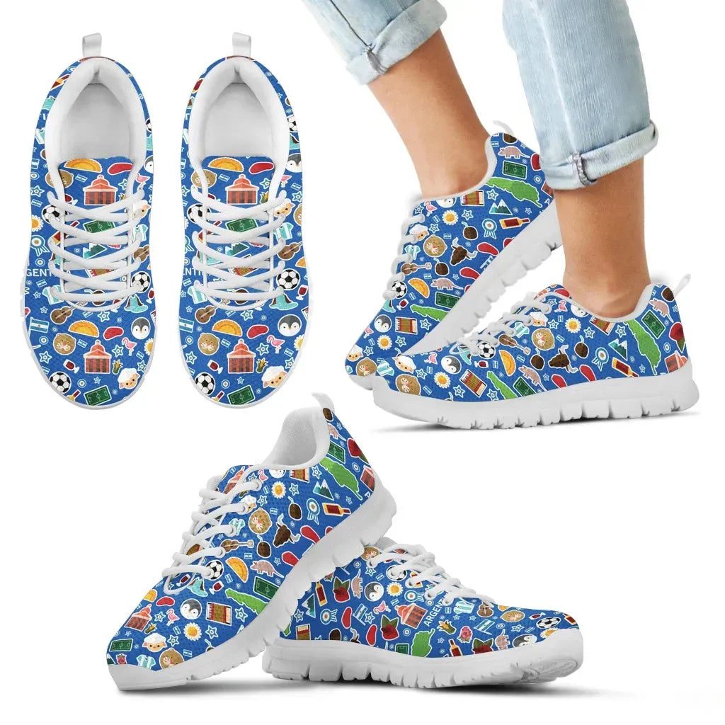 All About Argentina Kid's Sneakers