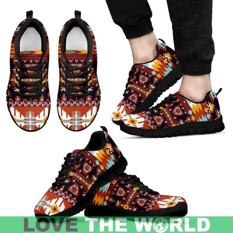 Aztec Pattern Sneakers 03