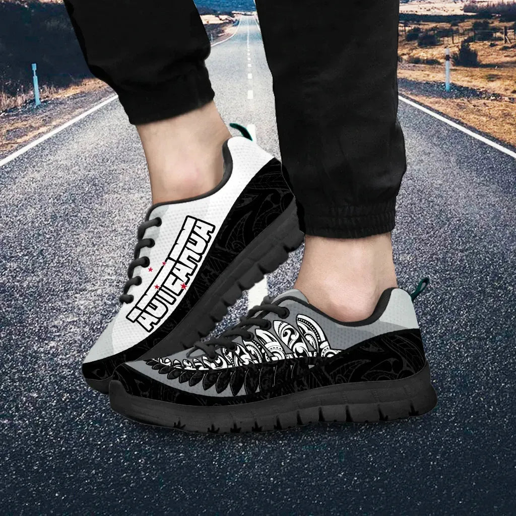 Aotearoa Maori Silver Fern Sneakers