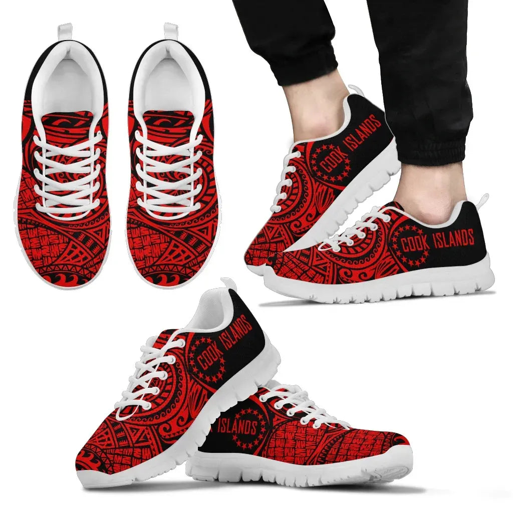 Cook Islands Polynesian Sneakers Circle Style 02