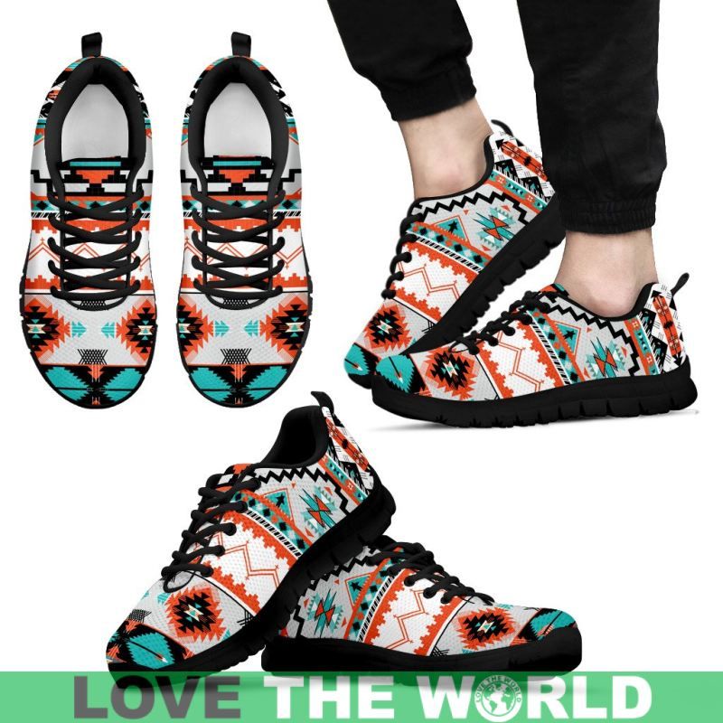 Aztec Pattern Sneakers 02