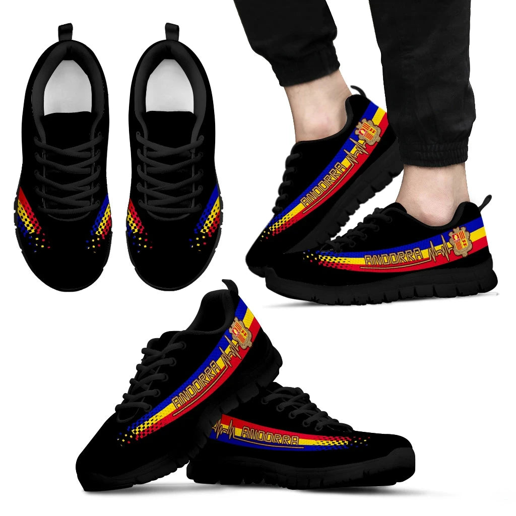 Andorra Heartbeat Sneakers Black Color