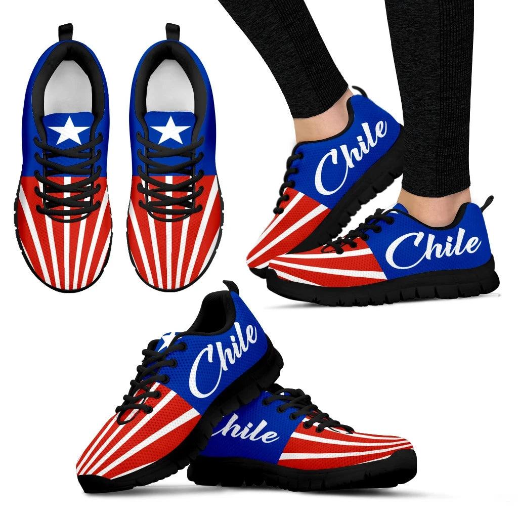 Chile Flag Sunshine Sneakers