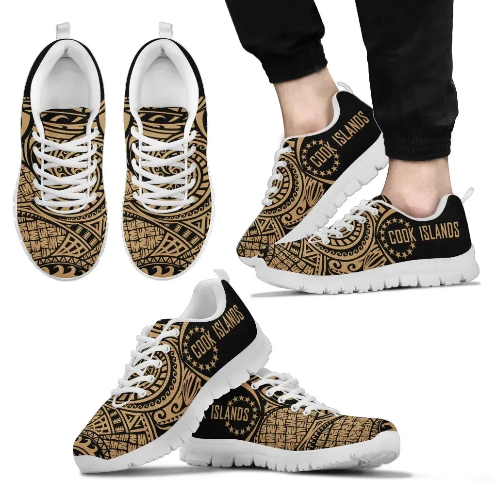 Cook Islands Polynesian Sneakers Circle Style 06