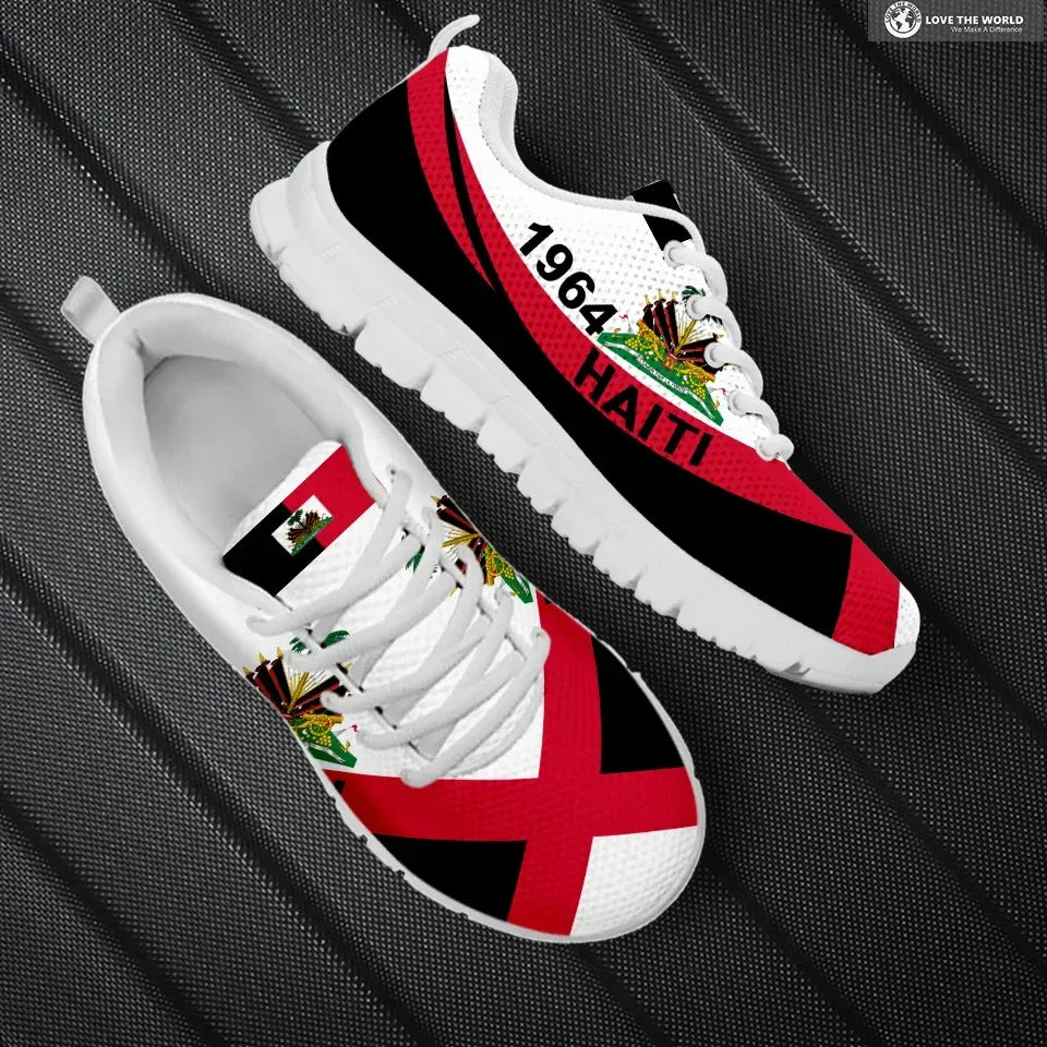 Copy of Haiti Flag Sneakers