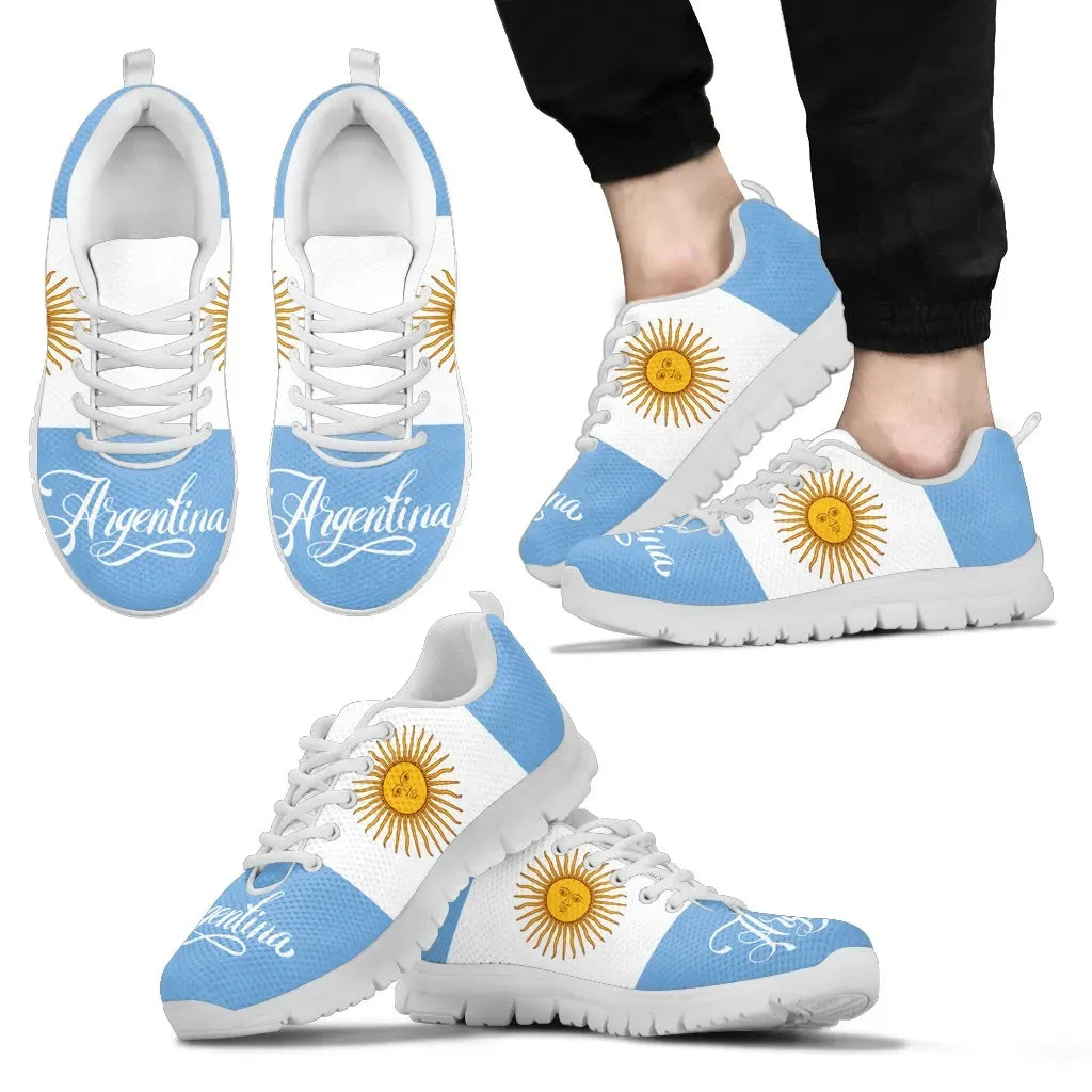 Argentina Flag Men's / Women's Sneakers Shoes Nn8