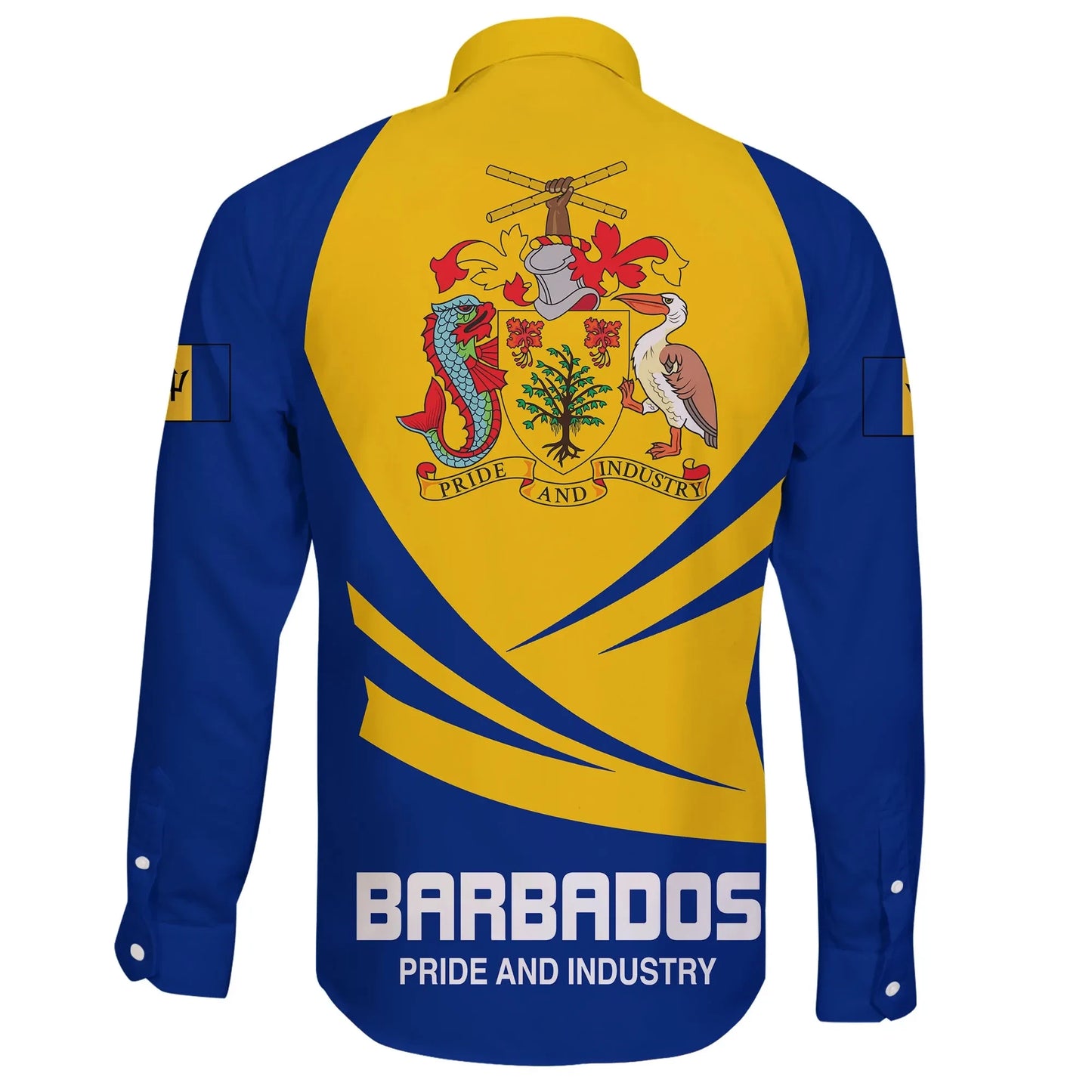 Babardos Long Sleeve Button Shirt Coat Of Arms Bincjou