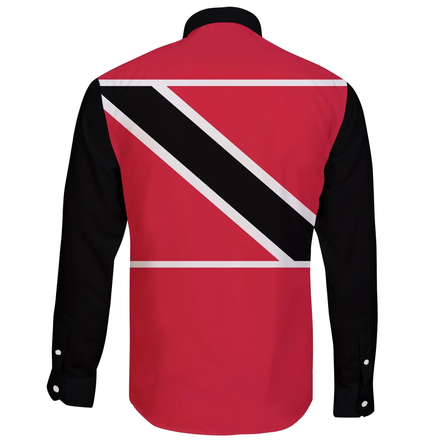 Trinidad And Tobago Long Sleeve Button Shirt