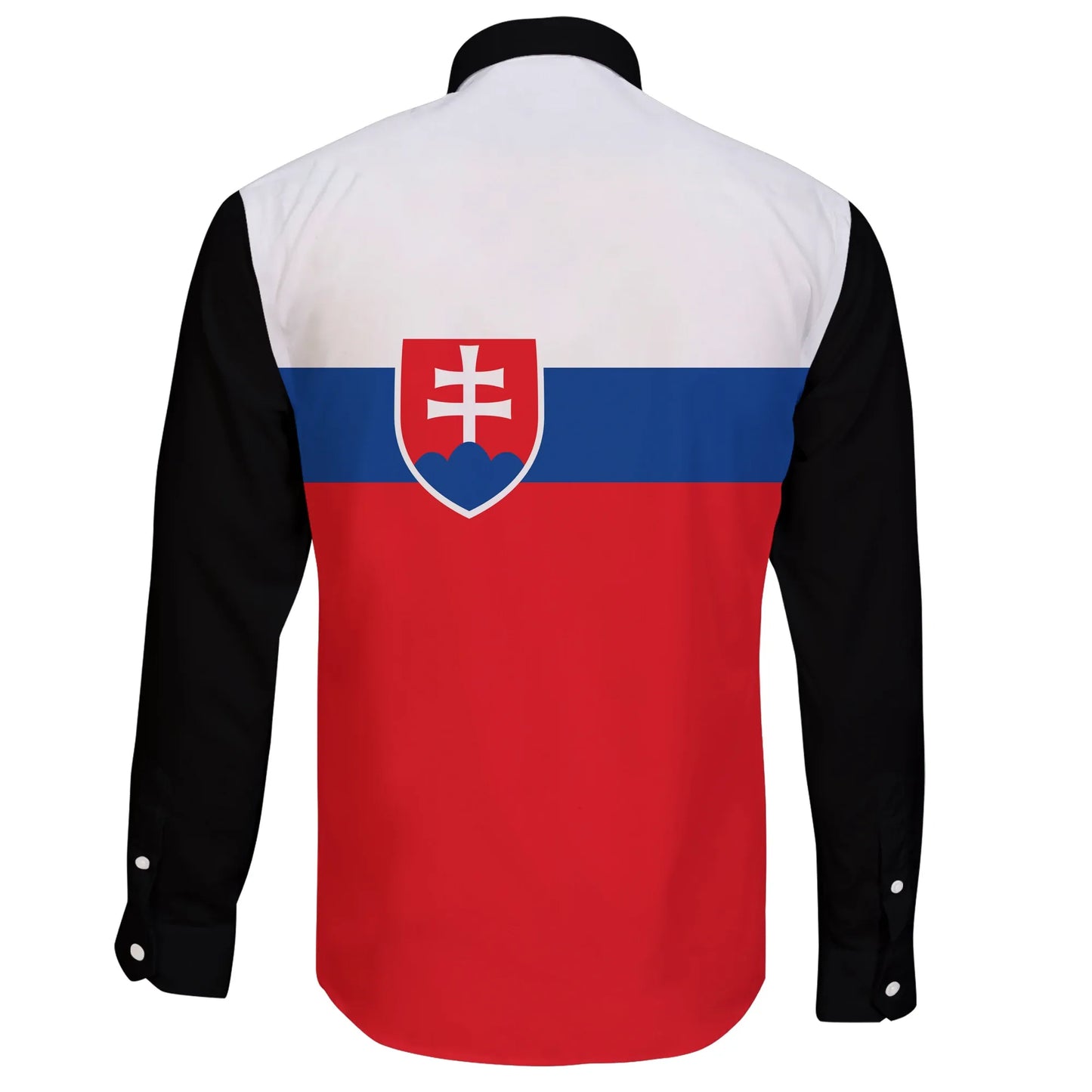 Slovakia Long Sleeve Button Shirt