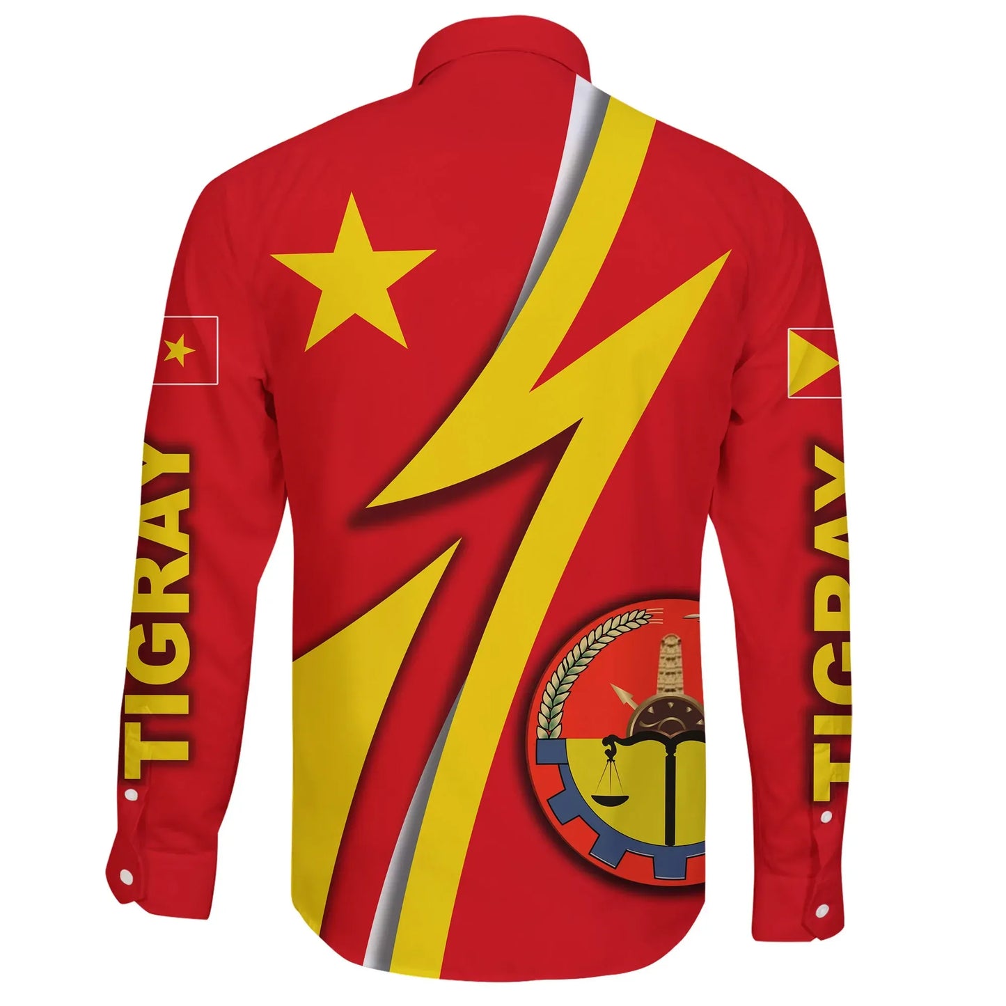 Tigray Long Sleeve Button Shirt Phantom Acident