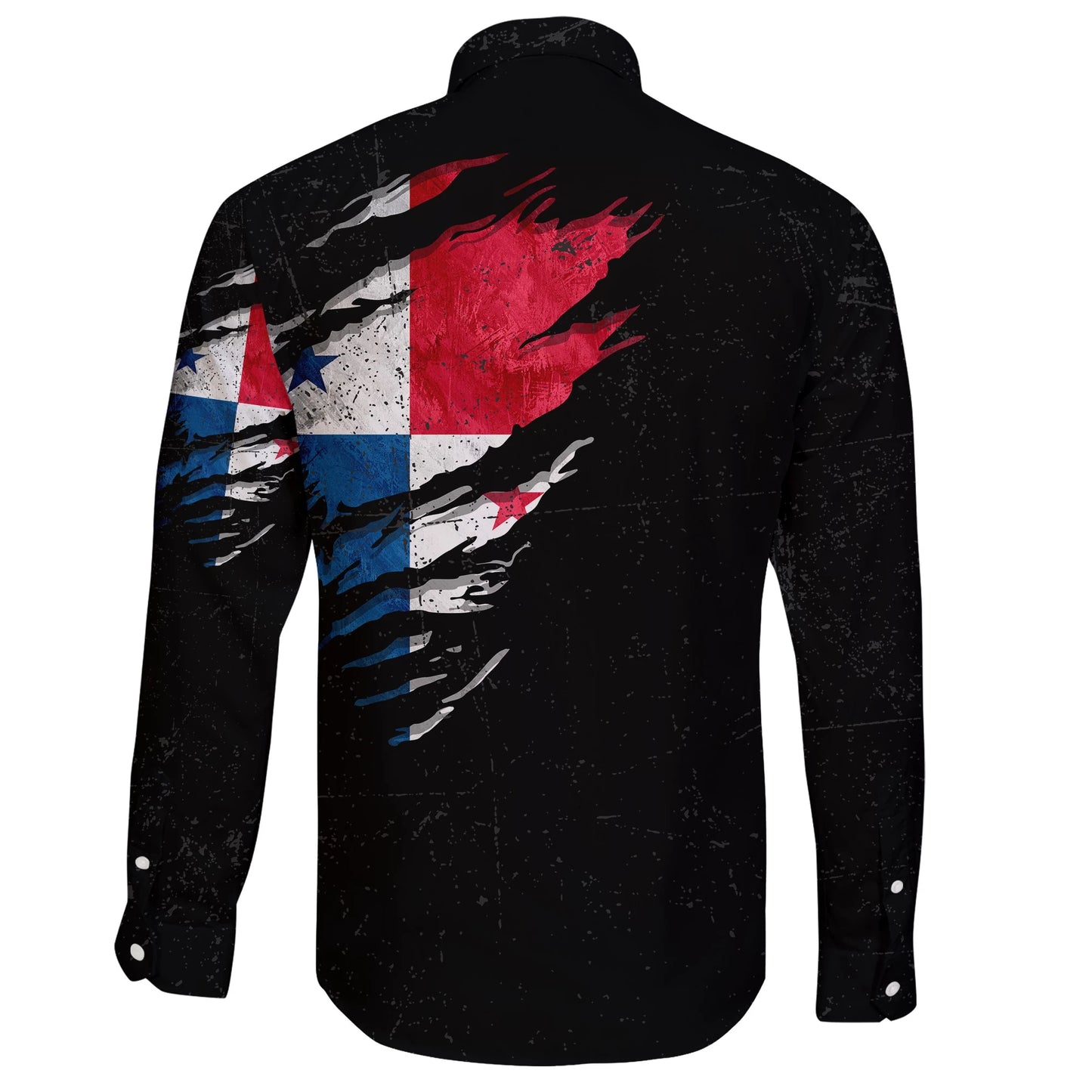 Panama In Me Long Sleeve Button Shirt Special Grunge Style