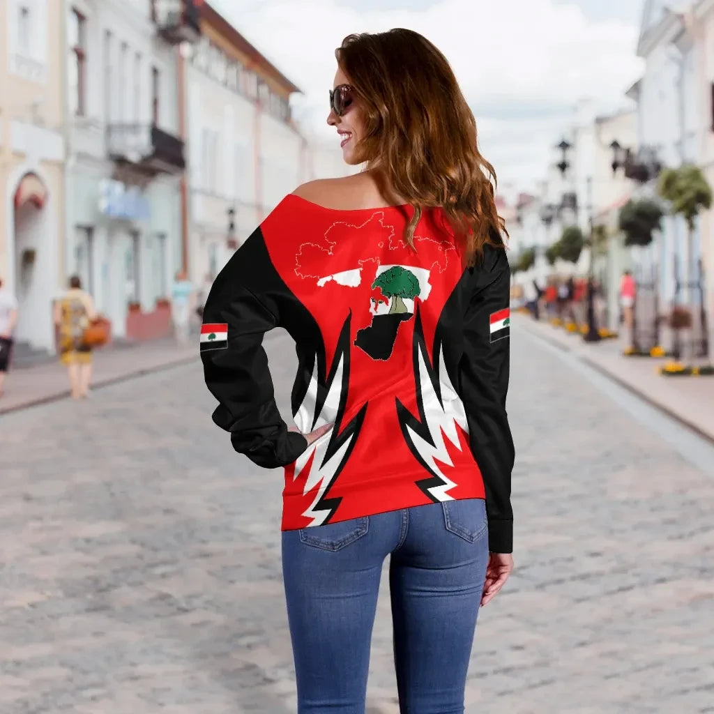 Oromia Off Shoulder Sweater New Version