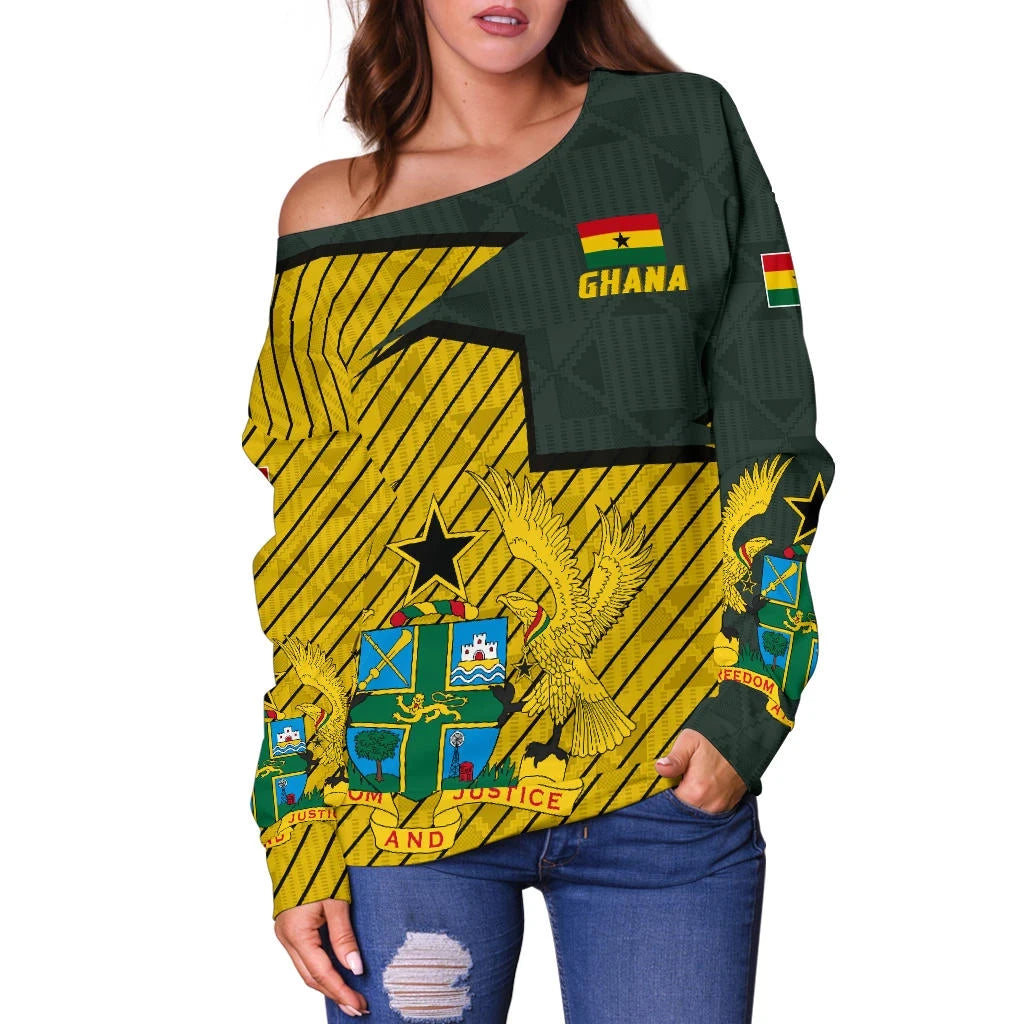 Ghana Off Shoulder Sweater Home