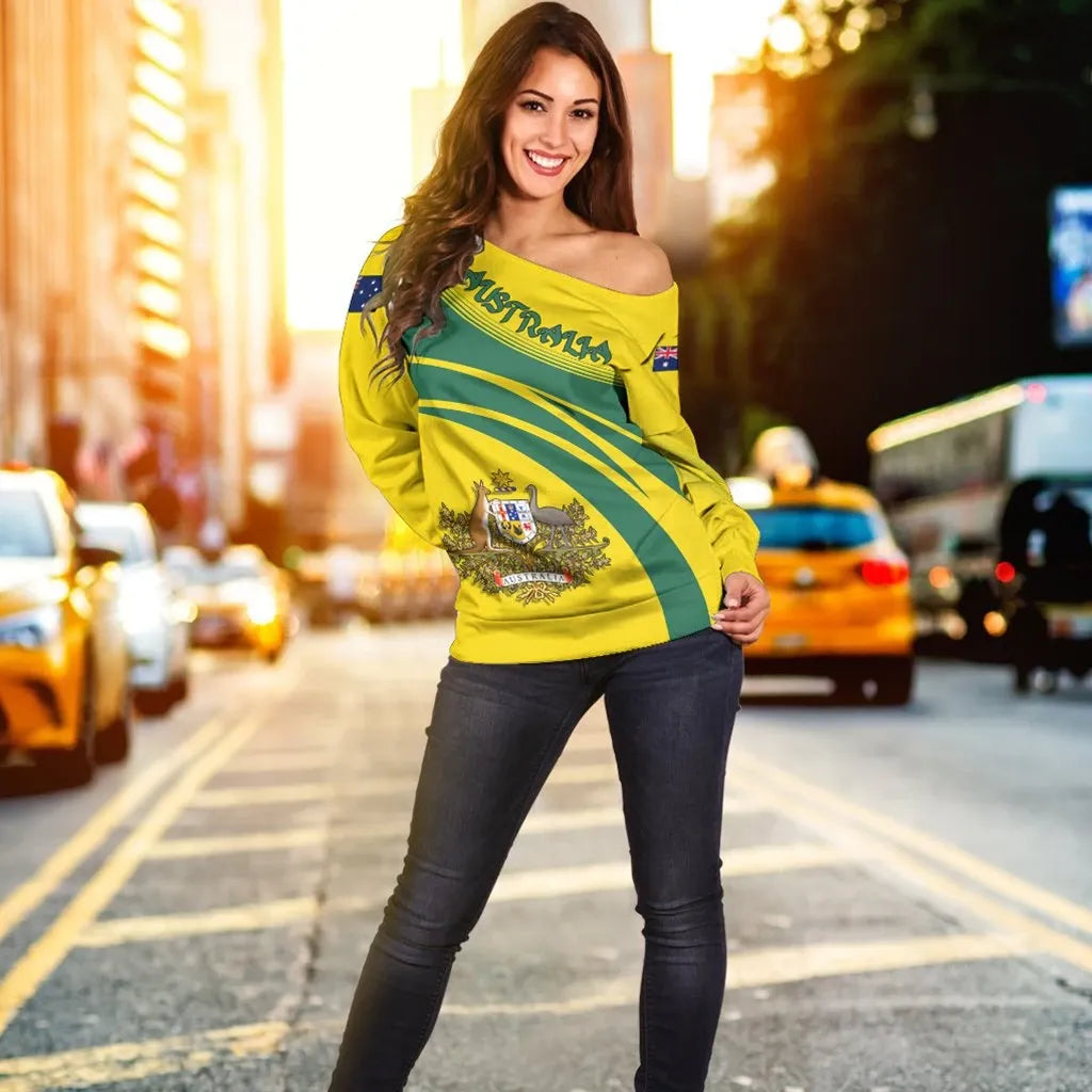 Australia Coat Of Arms Shoulder Sweater Cricket