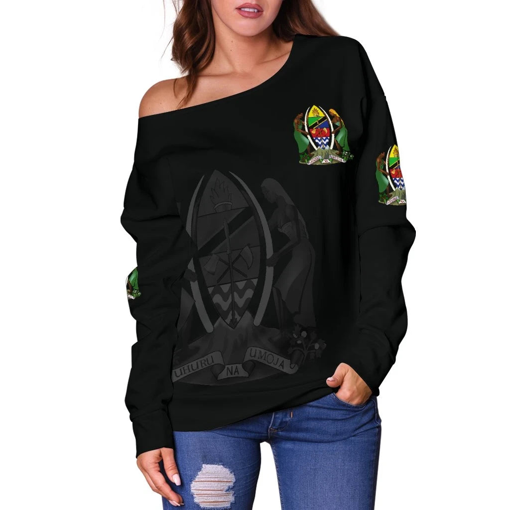Tanzania Women's Off Shoulder Sweater