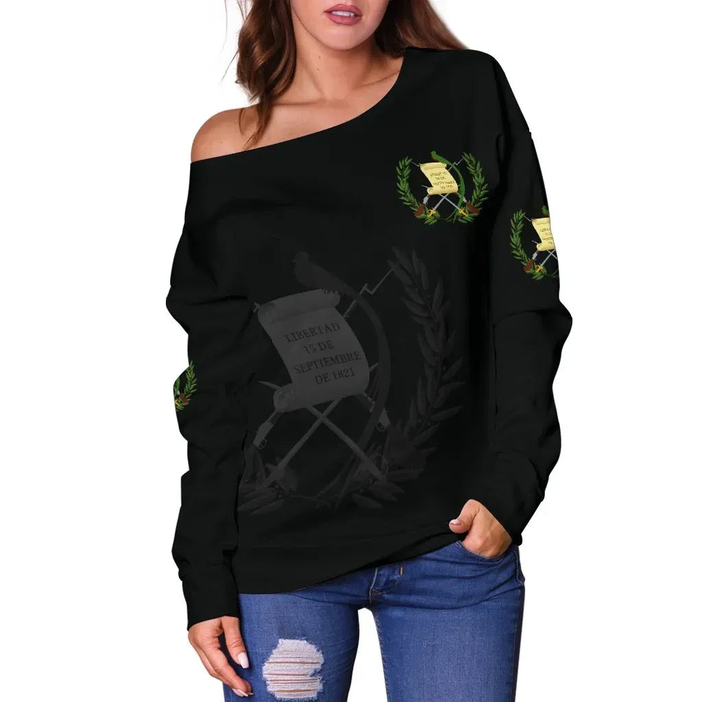 Guatemala Women's Off Shoulder Sweater