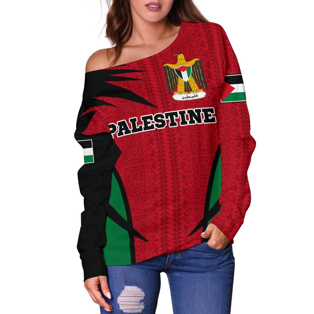 Palestine Sweater Shoulder Active