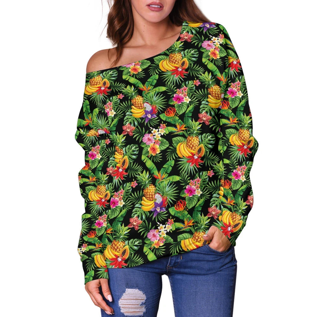 Pineapple 2Nd Off Shoulder Sweater