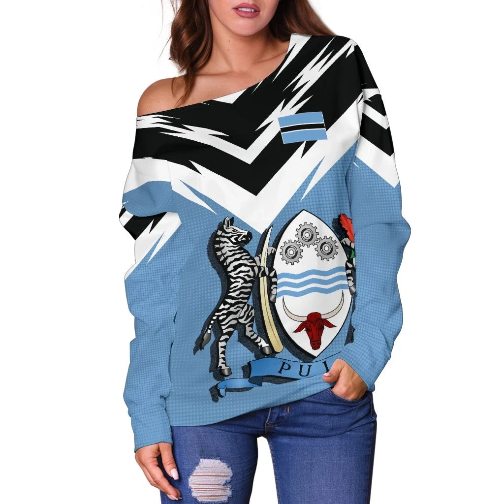 Botswana New Release Women's Off Shoulder Sweater