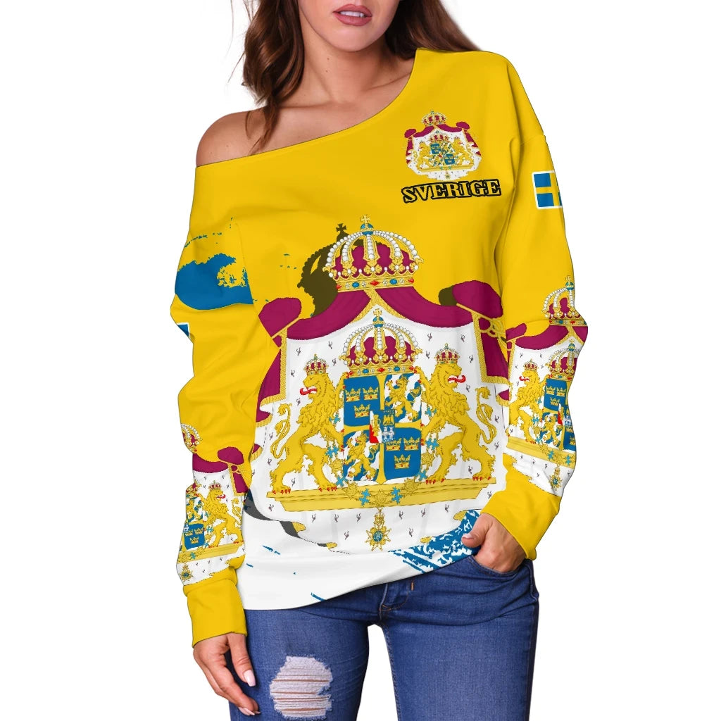 Sweden Special Off Shoulder Sweater