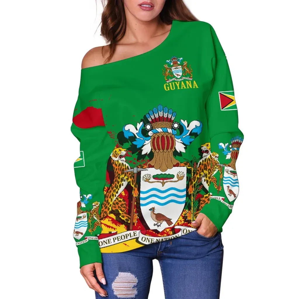 Guyana Special Off Shoulder Sweater