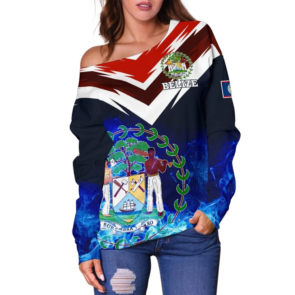 Belize New Release Women's Off Shoulder Sweater