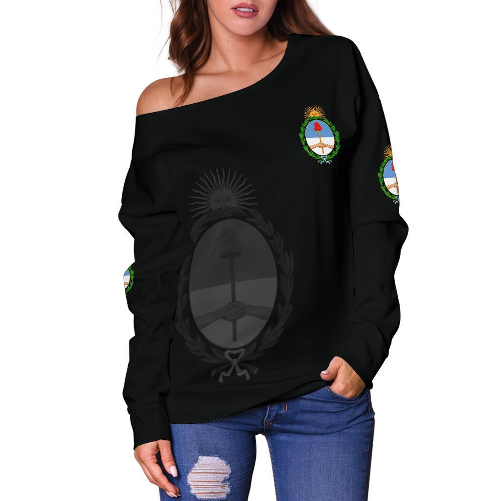 Argentina Women's Off Shoulder Sweater