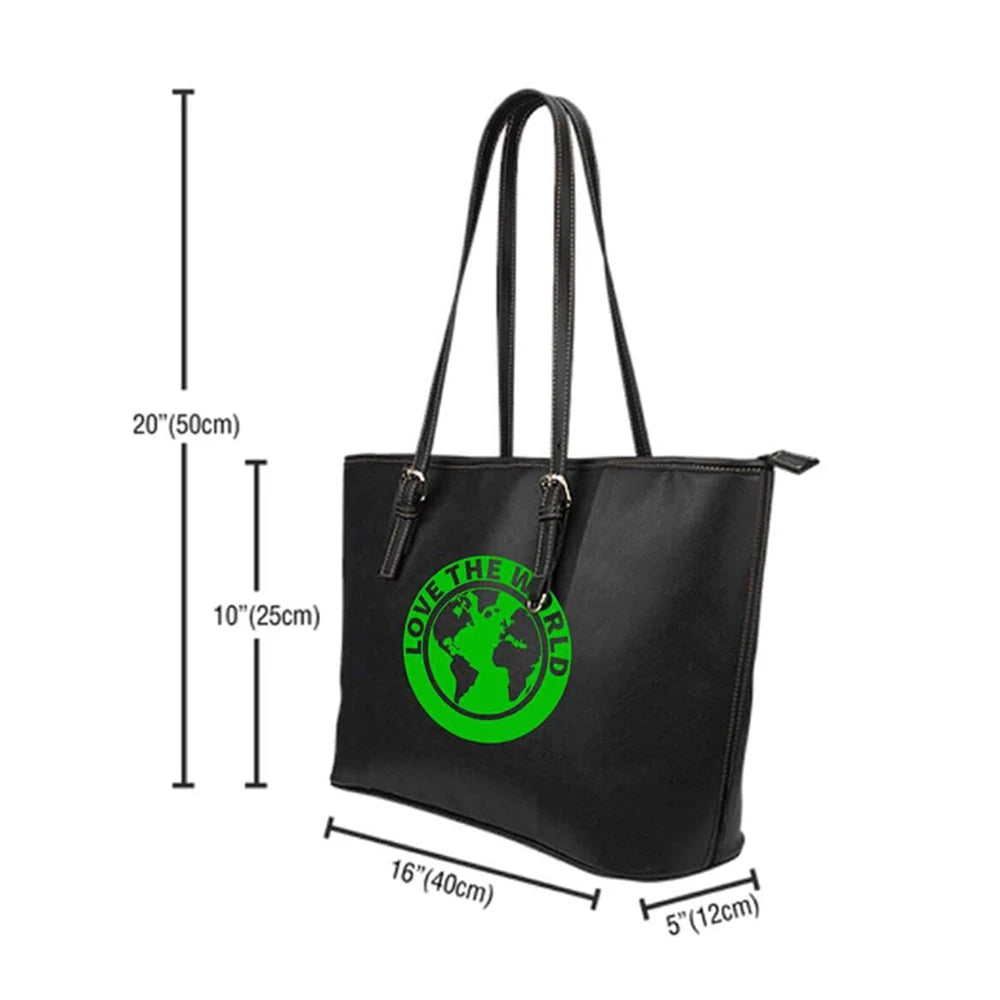 Colombia Coat Of Arms Leather Tote Bag