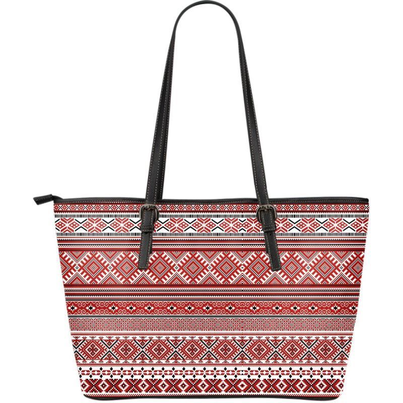 Mapuche Leather Tote Bag