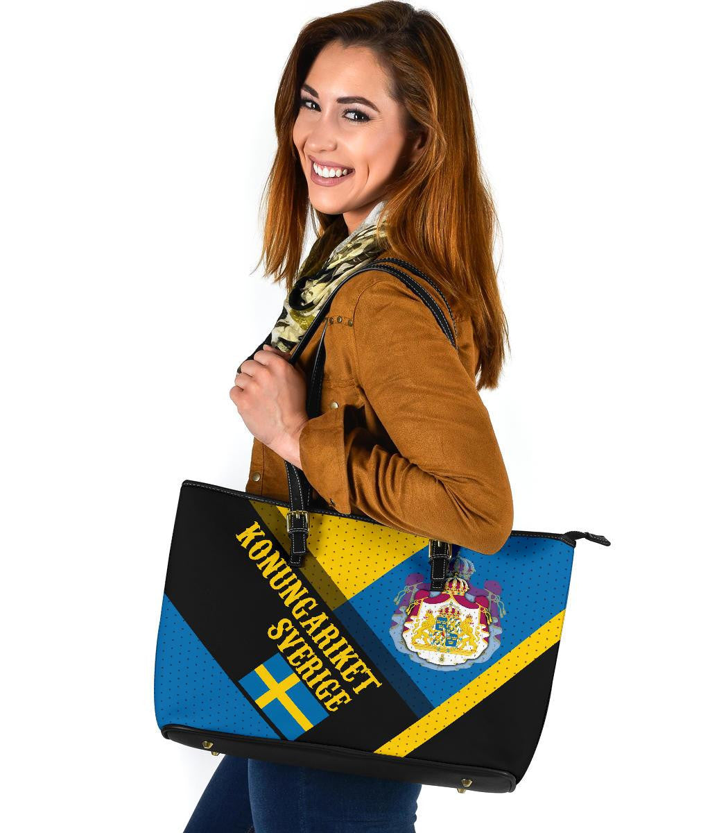 Sweden Leather Tote Bag Kingdom Of Sweden