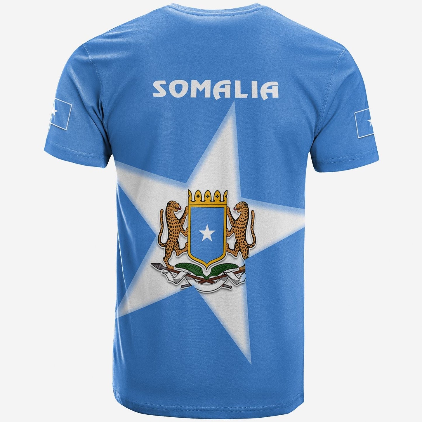 Somalia T Shirt Simple Star