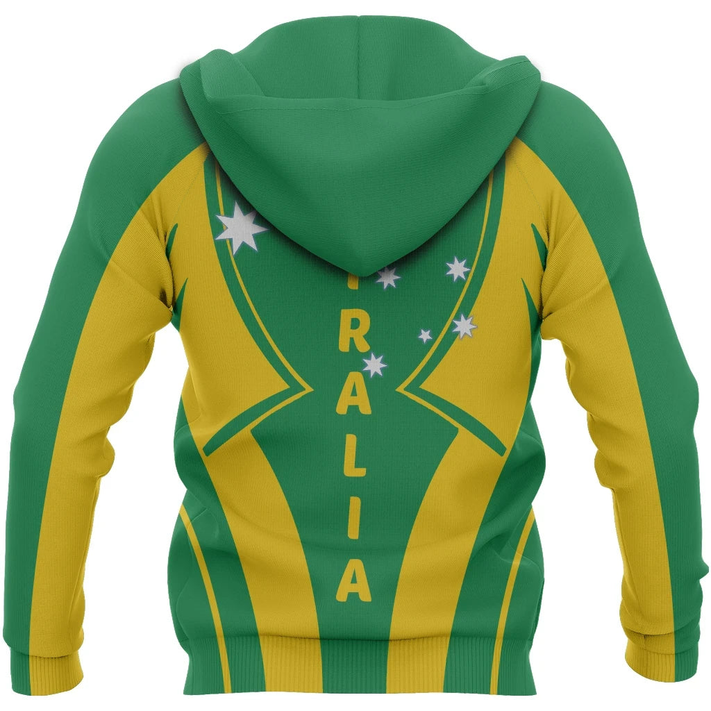 Australia In My Heart Hoodie Green Version