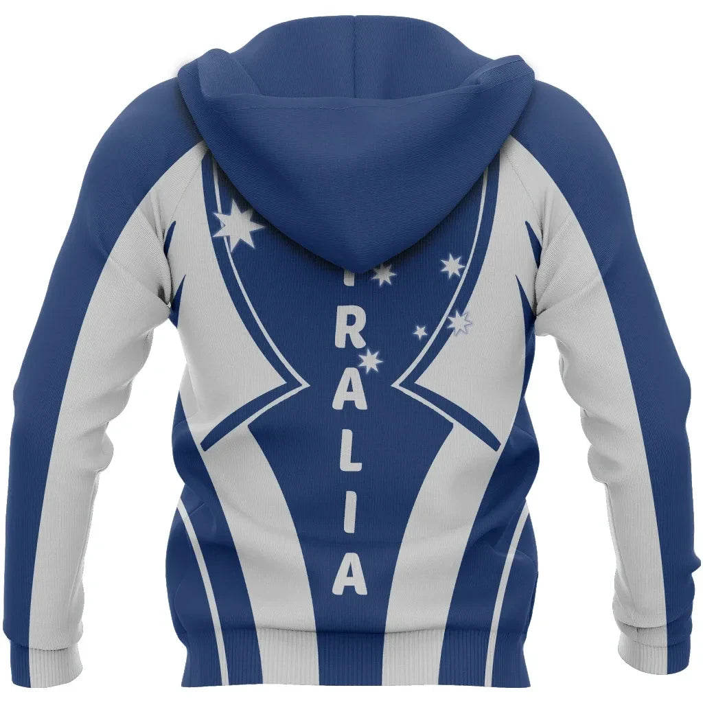 Australia In My Heart Hoodie Flag Version