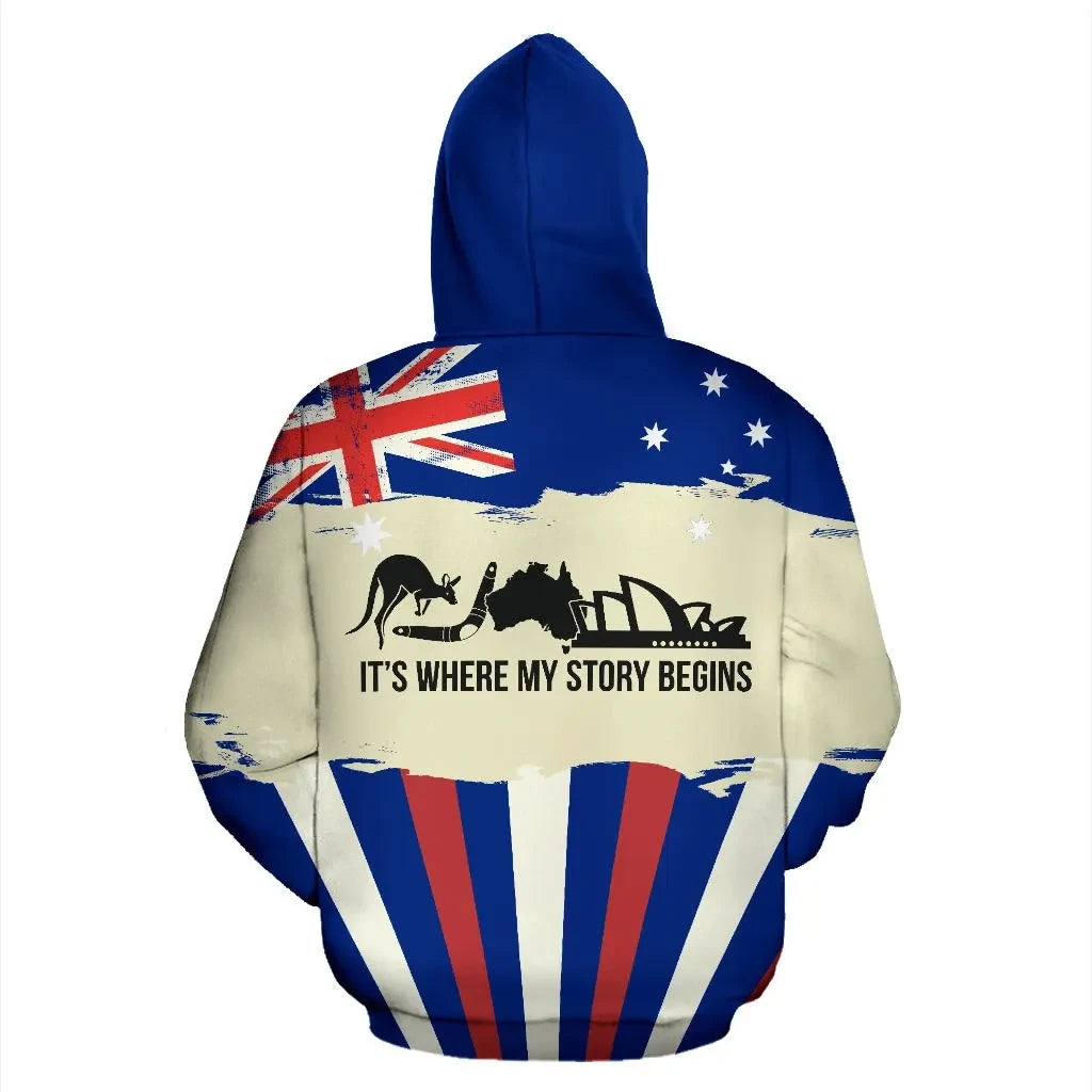 Hoodie Australia It'S Where My Story Begins