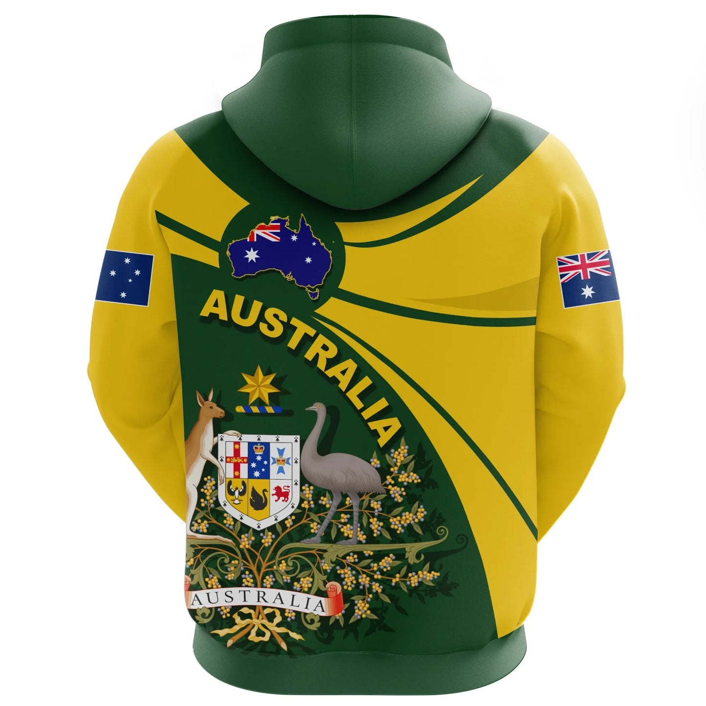 Australia Hoodie, Australia Round Coat Of Arms
