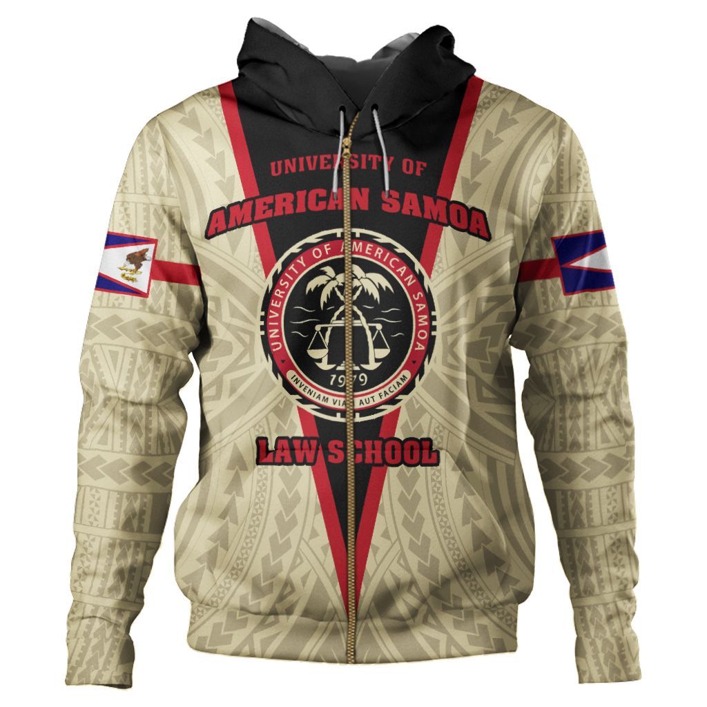 Hoodie Samoan Hoodie American Samoa Law School Zip Hoodie
