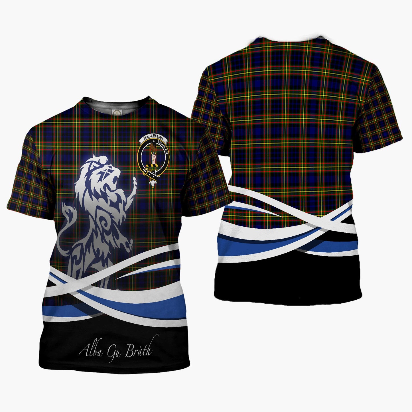 Printivon MacLellan Clan Crest Alba Gu Brath T Shirt Scotland Gift
