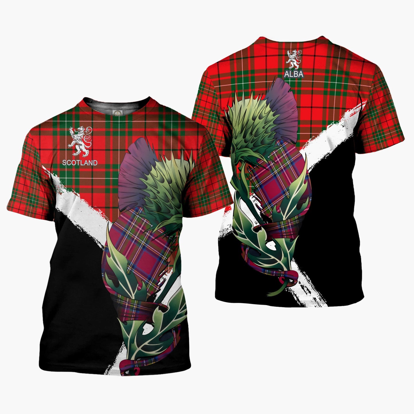 Printivon MacAulay Clan T Shirt Scottish Thistle Gift