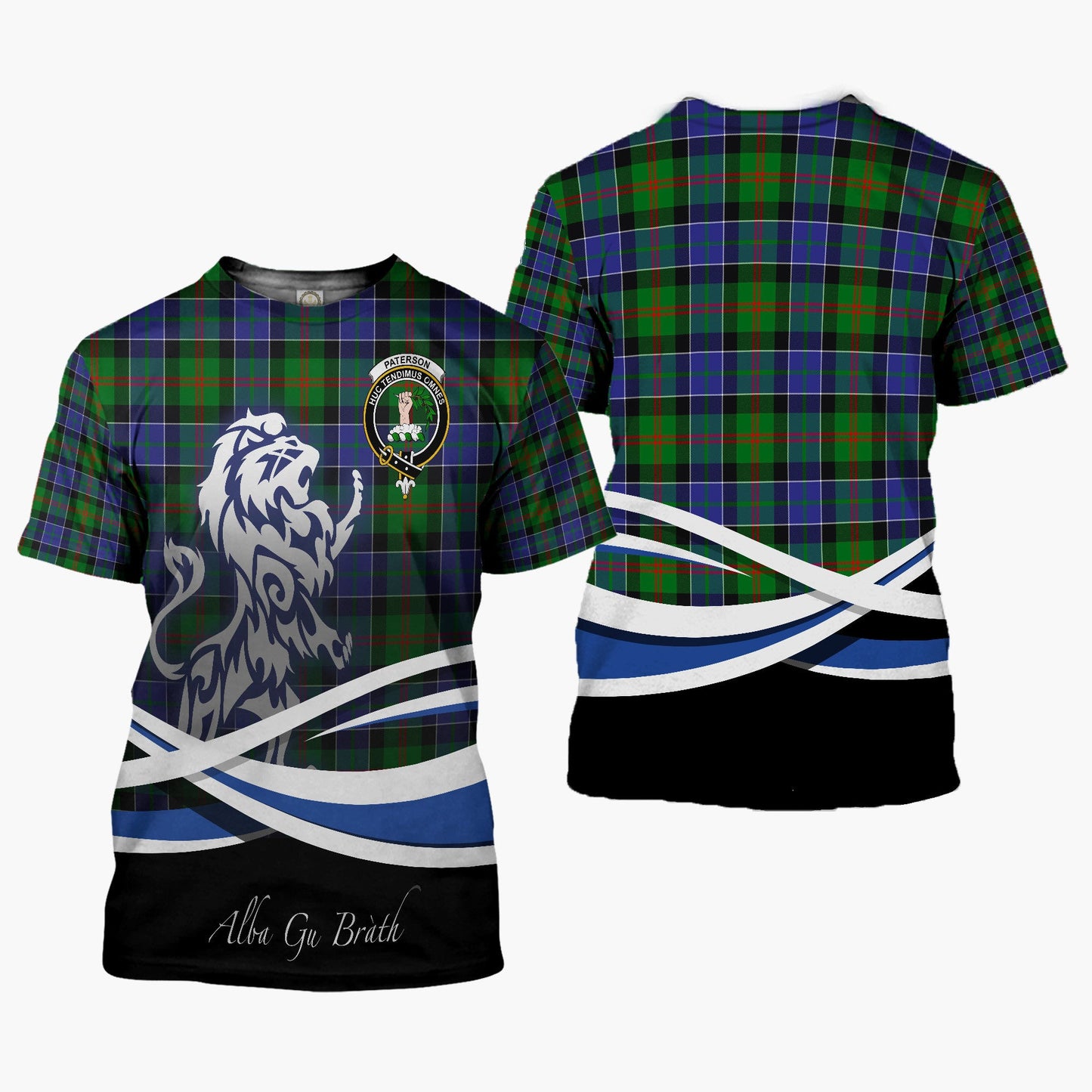Printivon Paterson Clan Crest Alba Gu Brath T Shirt Scotland Gift
