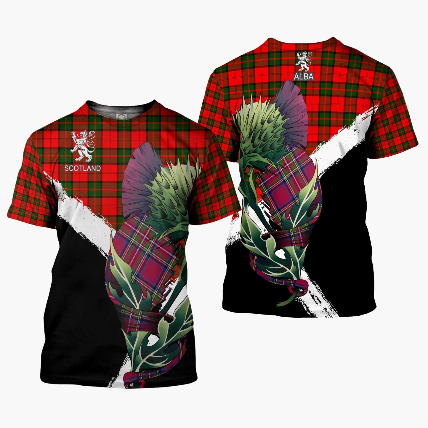 Printivon Dunbar Clan T Shirt Scottish Thistle Gift
