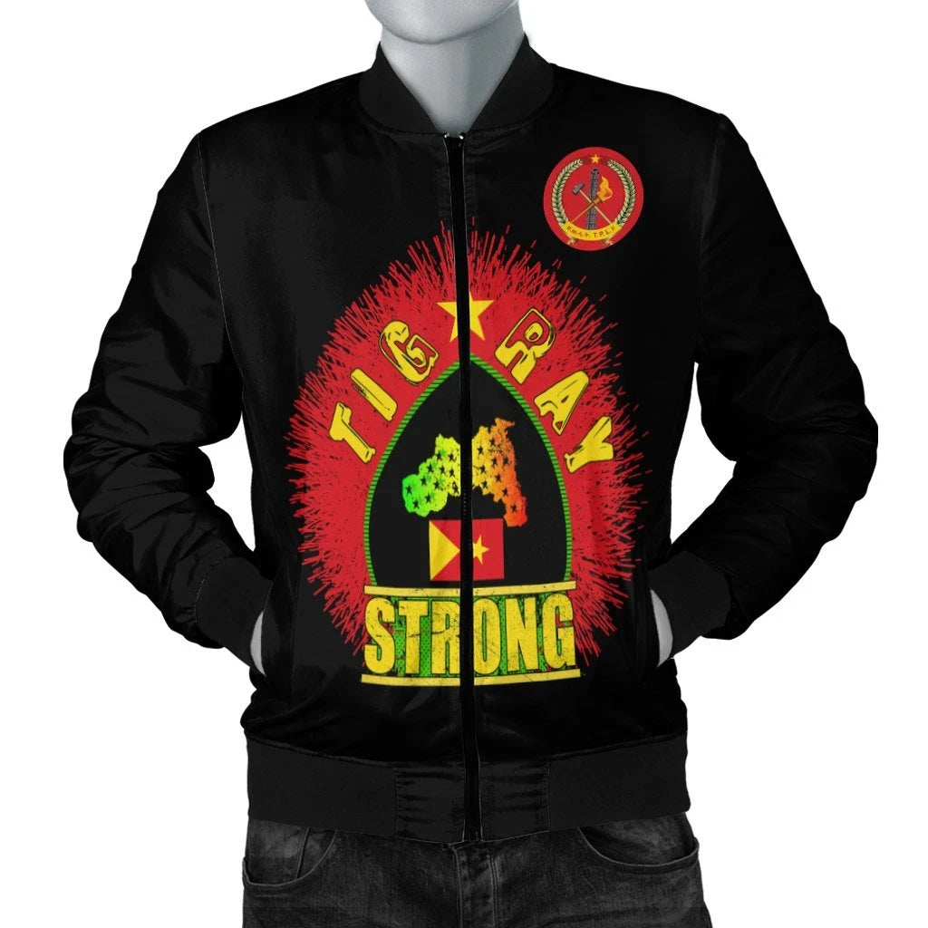 Jacket - Tigray Strong (Black) Bomber Jacket