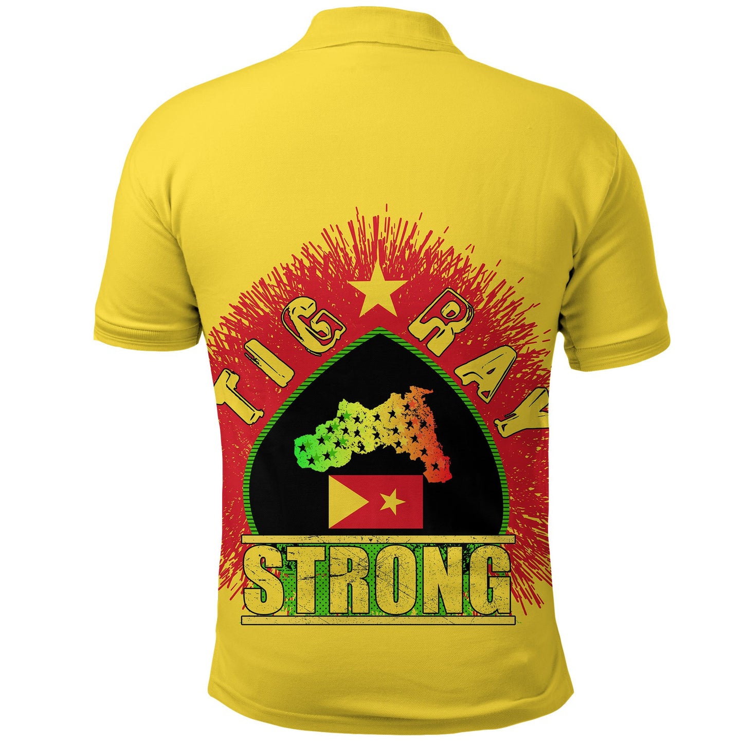 Polo Shirt - Tigray Tigray Strong (Yellow) Polo Shirt